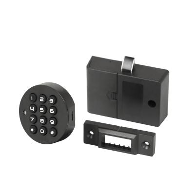 China Home Office Round Mini Keypad Cabinet Lock Keyless Furniture Drawer Digital Lock for sale