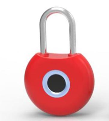 China Wholesale Zinc Alloy Mini Cute Travel Luggage Small Smart Lock Fingerprint Padlock for sale