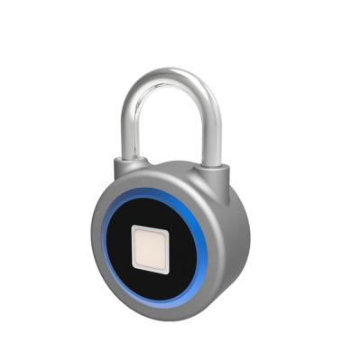 China Large Durable High Security Material Smart Padlock Fingerprint Padlock For Outdoor Lock Use Best Padlock for sale