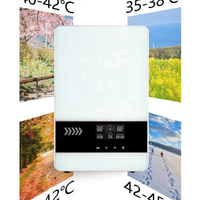 China Foshan 12KW 15KW 20KW Instantaneous Wall Mounted Home Hotel 3S Electric Heater Water Heater For Bath Shower for sale