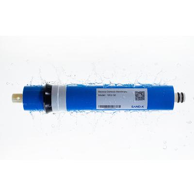 China Hotel Household 1812-50gpd RO Membrane Water Filter 0.0001 Micron Reverse Osmosis Mini Ro Water Filter for sale