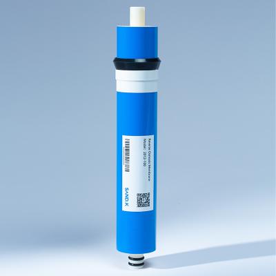 China Hot selling hotel gpd 0.0001micron 2012-100 gpd reverse osmosis membrane water filter element 1812-75 for sale