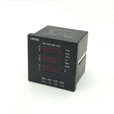 China Industrial Gauge 96*96 3 Phase RS485 Digital Voltmeter for sale