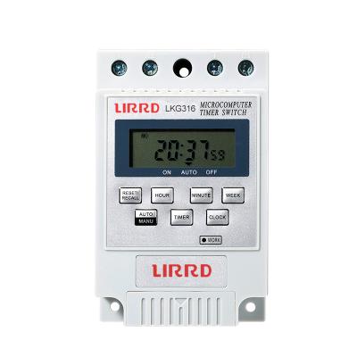 China Promotional 220v/230v/240v 25 Amp Microcomputer Timer Switch LKG316 KG316T for sale