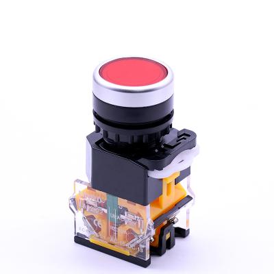 China 1NO Single Momentary Installation 22mm 1NO Momentary Push Button Switch for sale