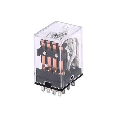 China 14pins 12V 24V 220V Low Power General Purpose Sealed Electromagnetic Relay for sale