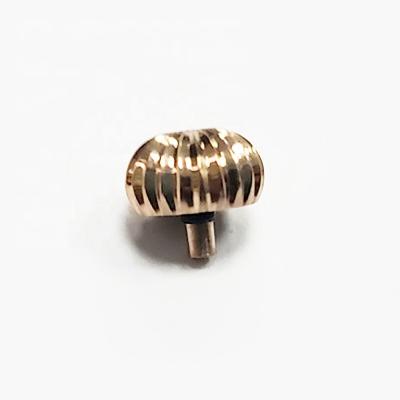 China Luxury custom hardened stainless steel watch crown button parts for 7750 2824 sw200 SW260 6497 6498 movement for sale