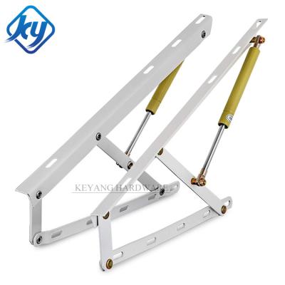 China Modern Furniture Parts Heavy Duty 2Ft Hydraulic Bed Frame Storage Bed Lift Mechanism Lift Up Bed Hinge for sale