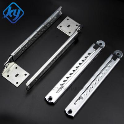 China Modern Metal Bracket Fitting Hardware Adjustable Angle Height Hinge For Desk Lids Drafting Table for sale