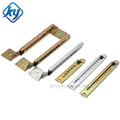 China Modern Furniture Fitting 10 Stops Adjustable Angle Extension Door Desk Table Bed Sofa Metal Ratchet Hinge for sale