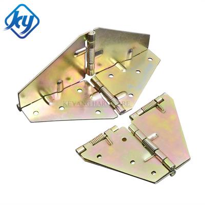 China Modern Cabinet Hardware Flip Flop Table Top Steel Hinge Folding Dinning Round Table Butterfly Hinge for sale