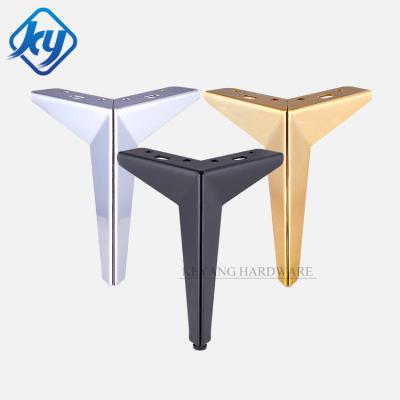 China Modern Replacement Parts Hardware Accessories Metal Table Furniture Legs Sofa Bed Chair Support Legs Iron Cabinet Furniture Feet for sale