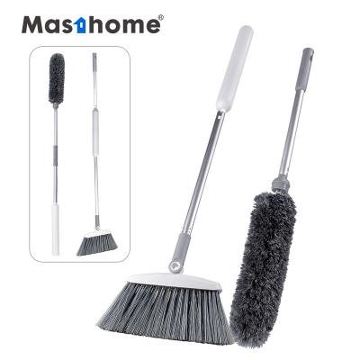 China Universal Series Masthome Home Cleaning Brooms Latest Innovation With Three Prongs And Dust Cloths for sale