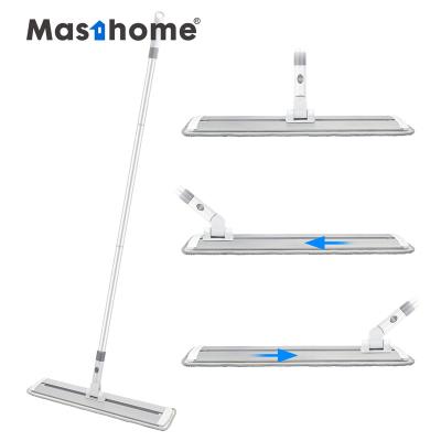 China Masthome 360 ​​Spin Mop Flat Home System Stocked Floor Cleaning Spinning Mop With Three-section Rod for sale