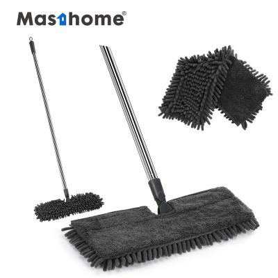 China 2020 Hot Selling Sustainable Masthome 360 ​​Degree Rotation And Crawler Absorbent Detachable Broom With Ring Structure for sale