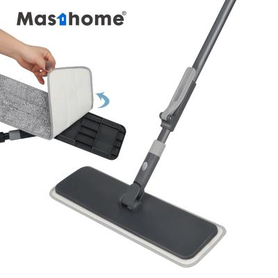 China Masthome 2020's Newly Microfiber Cloth Dusting Clean Customizable Sweeper Magic Flat Mop For Housework for sale