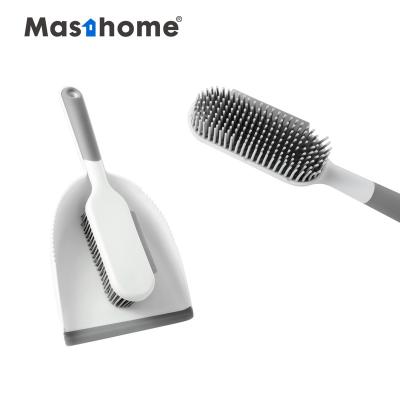 China Viable Masthome Wholesale Manufacturers Hot Selling New Design Tpr Clean Broom And Dustpan for sale