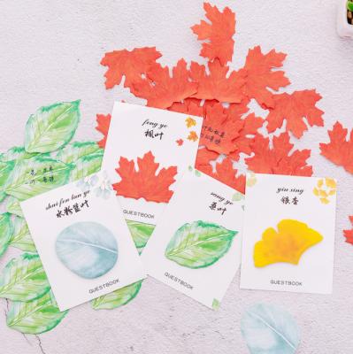 China Stationery self-adhesive creative cute fresh sheet stick message note sheet simulation sticky notes sticky notes for sale