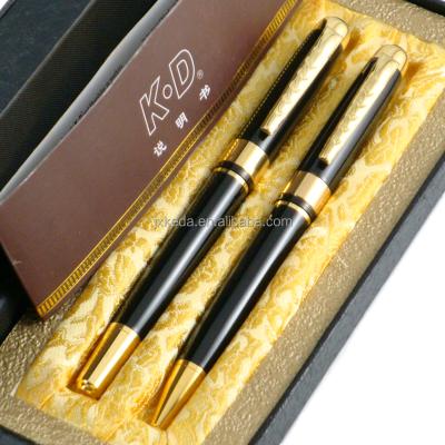 China High Quality Metal Normal Luminous Black Pen Metal Gel-ink Pen Refill For Decorations Office for sale