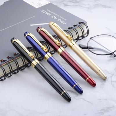 China Promotion Pen China Brand 2809 Local Fountain Pens With Golden Dragon Clip Personalized Gift Pen for sale