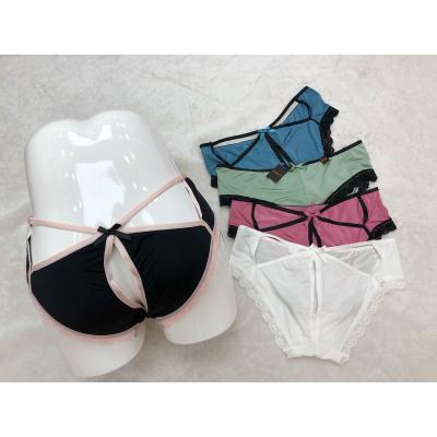 China Breathable Sexy Hot Fashionable Sexy Open Crotch Crotchless Panties Women Lingerie Underwear Girl Lace Crotchless Panties Sleek Briefs for sale