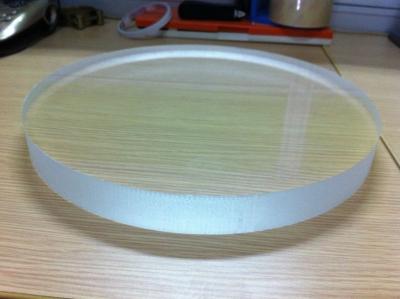 China Round Clear Plexiglass Acrylic Sheet thickness 6mm for ctafts , opal acrylic sheets for sale