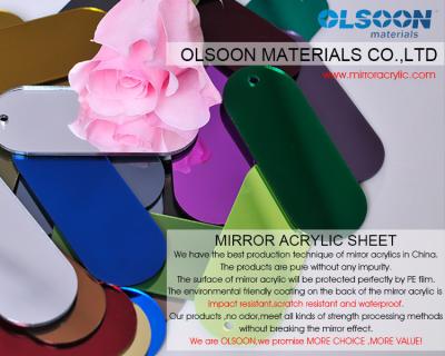 China mirror acrylic sheet for sale