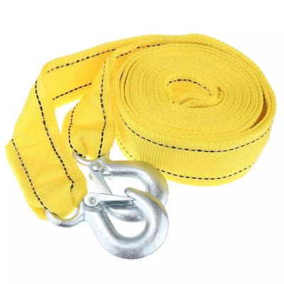 China Perfect for use in ATV/UTV heavy duty 100% polyester car towing belt with hook for sale