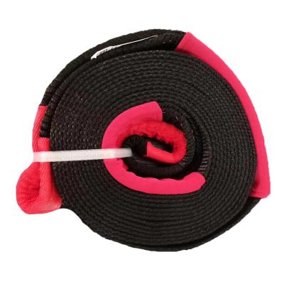 China Emergency Use Competitive Price Good Quality Polyester Yarn Tow Strap Car Towing Hose 2