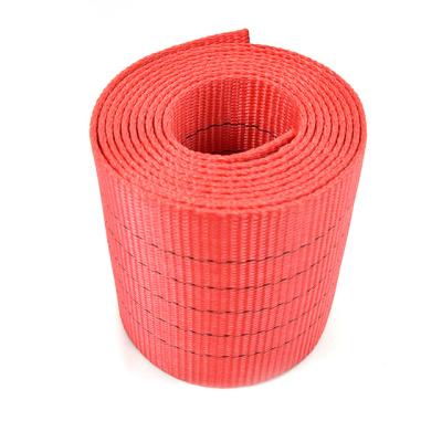 China Thick webbing sling printing polyester webbing belt high toughness 150mm new design for sale