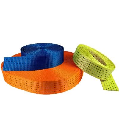 China Custom Logo 3T 5T ​​Polyester Cargo Tie Down Strap For Ratchet for sale