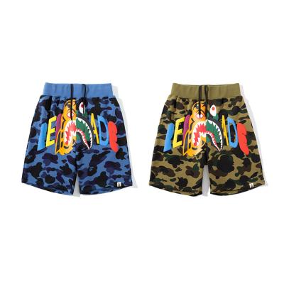 China 2022 Bape QUICK DRY hot selling shorts lead camouflage tiger foam three-dimensional camouflage stitching casual pants unisex for sale