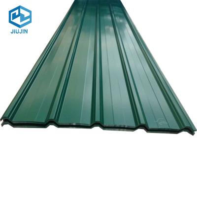 China Liquid Pipe Design PPGI Color Coated Galvanized Corrugated Metal Roofing Sheet / Iron Steel Roof Tiles for sale