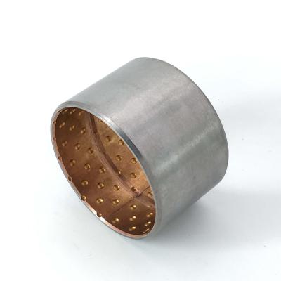 China Building Material Shops China Wholesale Custom Bimetal Bushing Bronze Auto Sliding Bearing Customizable for sale