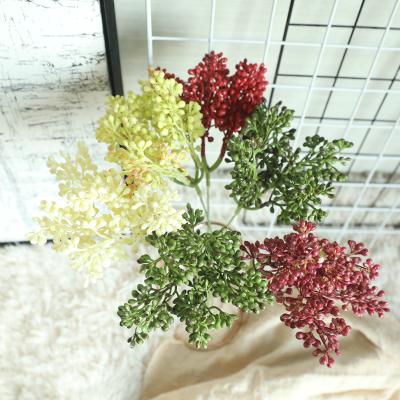 China Artificial Green Christmas Leaf Branch Green Leaves Artificial Plants Gre-fernbedienung For Indoor Decor for sale