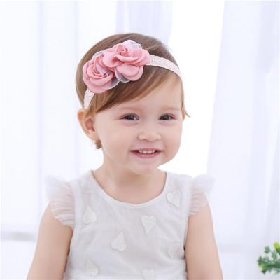 China Good quality most parent like fancy newborn baby knitted turban headband hair accessory wholesale for sale