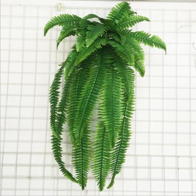 China Hanging Cloth Wall Hanging Handmade Artificial Green Fern for sale