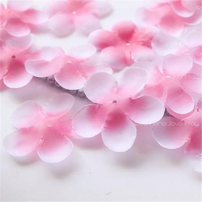 China Wedding Simulation Cherry Blossom Silk Flower Petals for sale