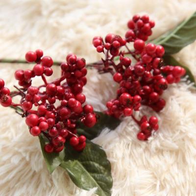 China wholesale 70%polyester+20%plastic+10%metal manufacturers artificial flower berries foreign trade home decoration for sale