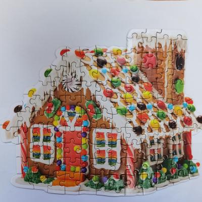 China Soy Ink Ginger Bread Jigsaw Puzzle FSC BSCI SEDEX Copy for sale