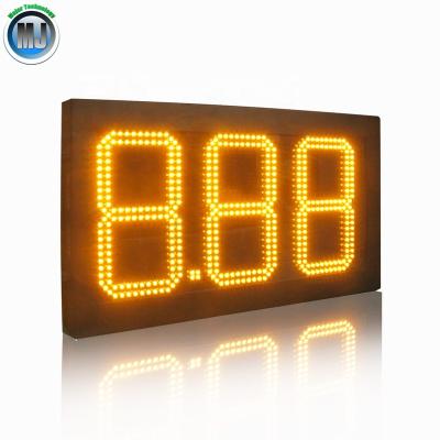 China Outdoor Double Side Display Customized IP65 Waterproof 8 Inch Seven Segment Led Display for sale