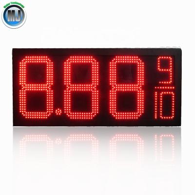 China For wholesale 7segment wireless led outdoor gasoline display gas station factory price display price board white color for sale