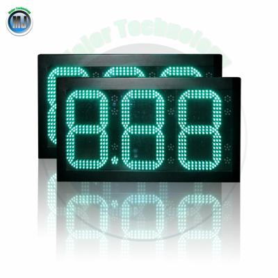 China For gas station exhibition price gas station remote control pylon signs led gas station price digit price LED for sale