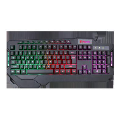 China New Hot Sale 104 Anti-ghosting Keys USB 2.0 Interface US Layout Rainbow Normal Gaming Keyboard With Multimedia Keys for sale