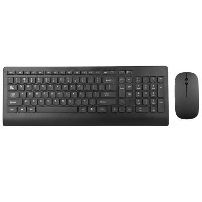 China 2.4G USB Basic Standard Wired OEM Factory USB Business Keyboard and Mouse for sale