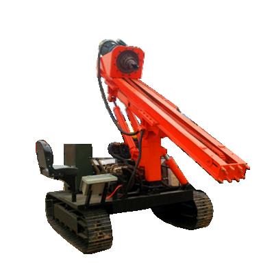 China Pile Driving Hydraulic Rotary Auger Drilling Rig Crawler Post Ram Crawler Photovoltaic Rotary Ram for sale