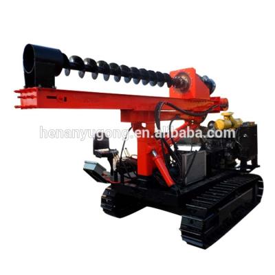 China Other diesel and electric screw drilling rig hydraulic power solar crawler drilling rig for sale for sale