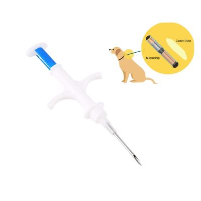 China ISO 134.2KHz 2.12*12mm MINI TAG FDX-B rfid animal pet chip with injector for sale