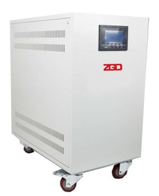 China Power LCD 380v AVR 30KVA 45KVA 50kva Automatic Voltage Stabilizer for sale