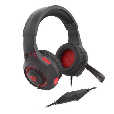 China Hot Sale Good Quality Gaming Headset Microphone Over Ear Stereo Bass Wired Gaming Headphones Super Ear for sale